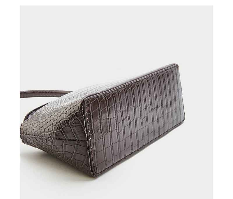 Women's Alligator French Shoulder Bag