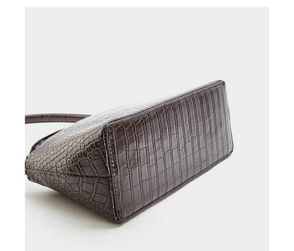 Women's Alligator French Shoulder Bag
