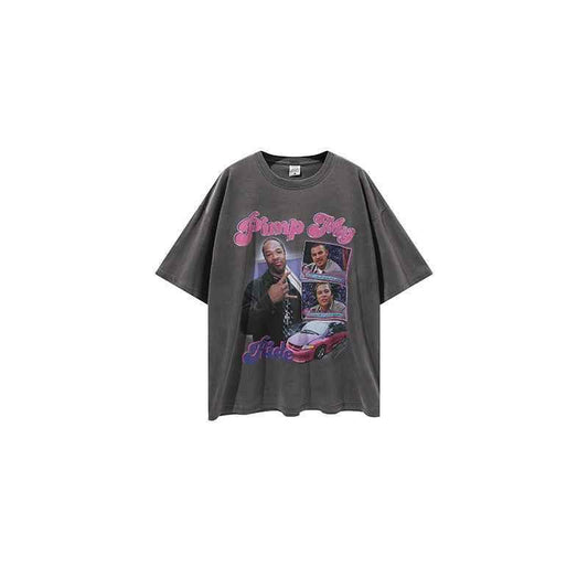 Hip Hop Rapper Printed Casual Short Sleeve T-Shirt For Men And Women null