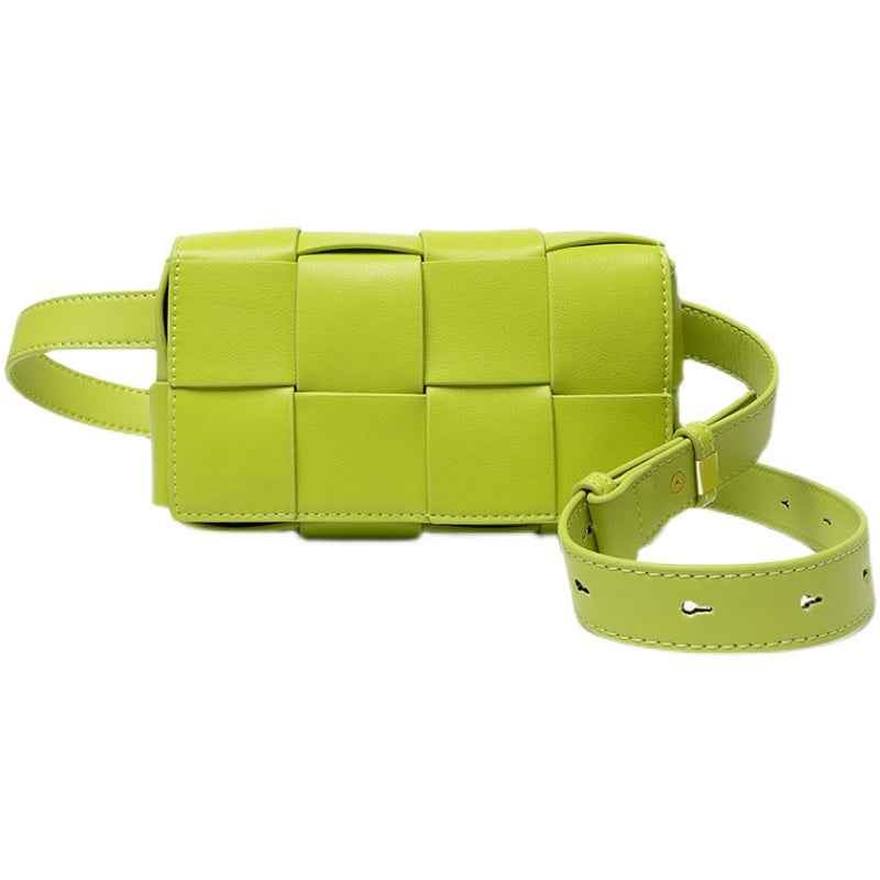 Lattice Woven Chest Bag Diagonal