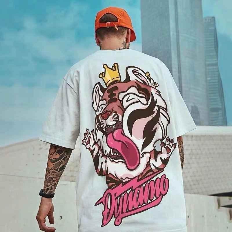New National Fashion Panda Short Sleeve Men's Fashion Brand Large Chinese Style Loose 5 5 Solid Half Sleeve 5style MuddyStock