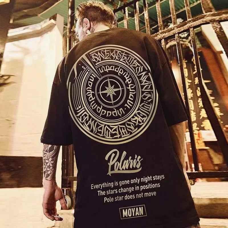 New National Fashion Panda Short Sleeve Men's Fashion Brand Large Chinese Style Loose 5 5 Solid Half Sleeve 7style MuddyStock