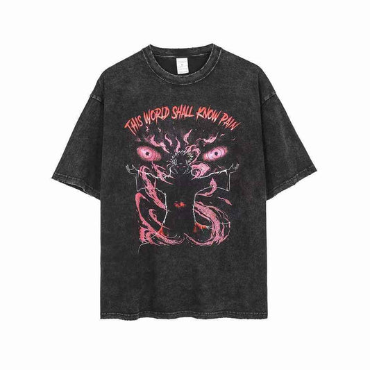 Retro Edging Wormhole Short Sleeve For Men And Women MuddyStock