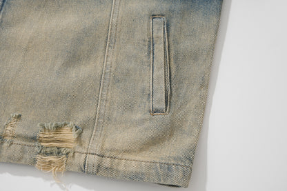 Old Washing Water Denim Jacket Coat All Products