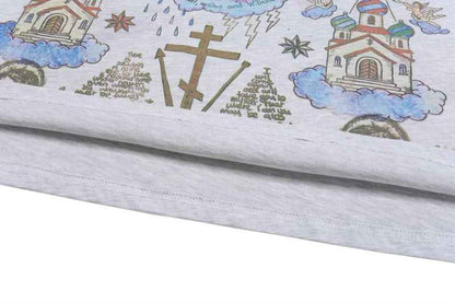 Washed-out Vintage Retro Style Sweatshirt For Men null