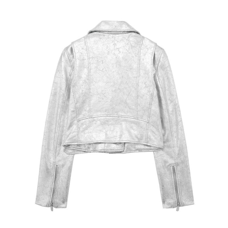 Metal Motorcycle Jacket Autumn Zipper Coat All Products