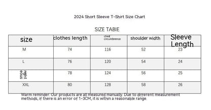 New Real Shot American Street Fashion Short Sleeve T-shirt For Men And Women MuddyStock