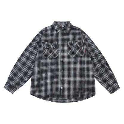 American Retro Plaid Shirt For Men null