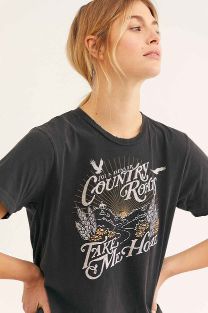 Printed T-shirt For Women MuddyStock
