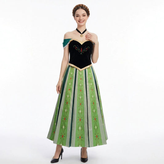 Frozen Anna Princess Anime Cosplay Costume For Halloween