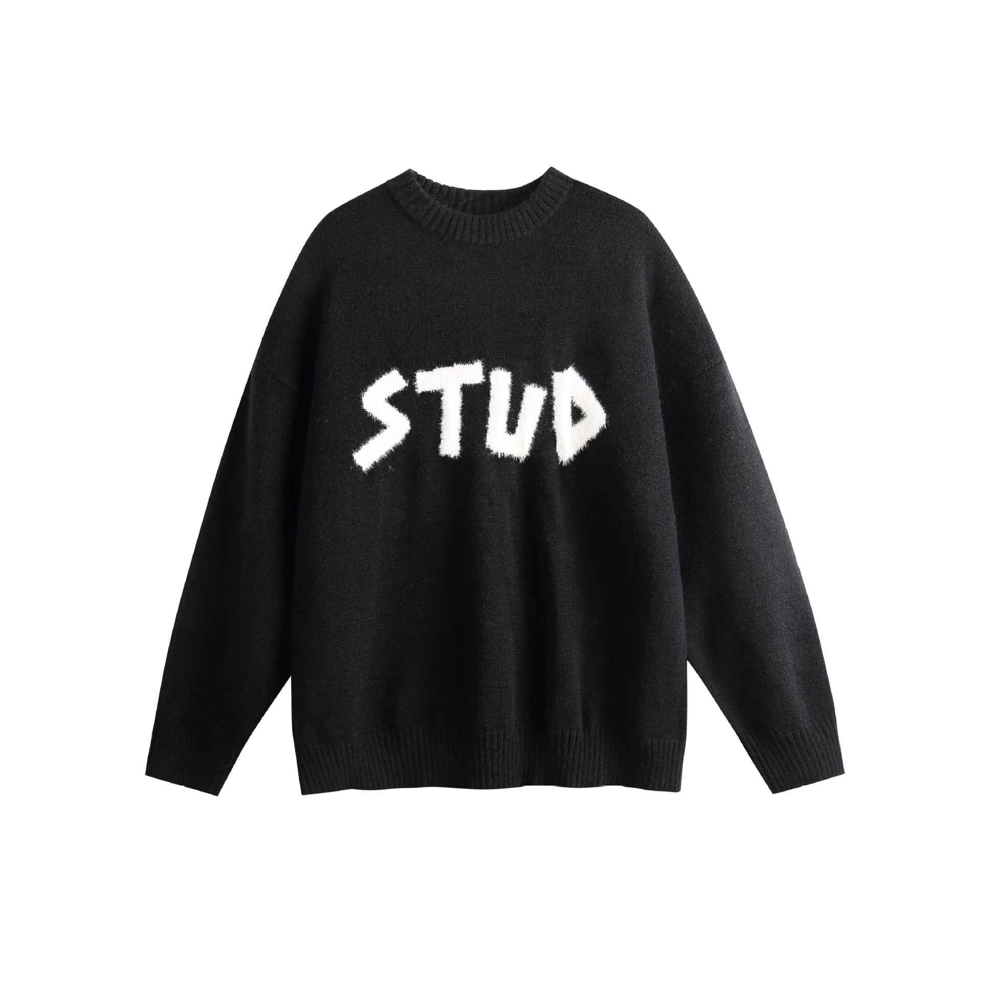 Loose Crewneck Long Sleeve Knit Sweater For Men And Women | MuddyStock Originals MuddyStock
