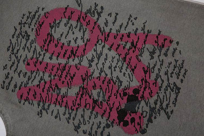 Niche Letters Distressed Waistcoat For Men and Women MuddyStock