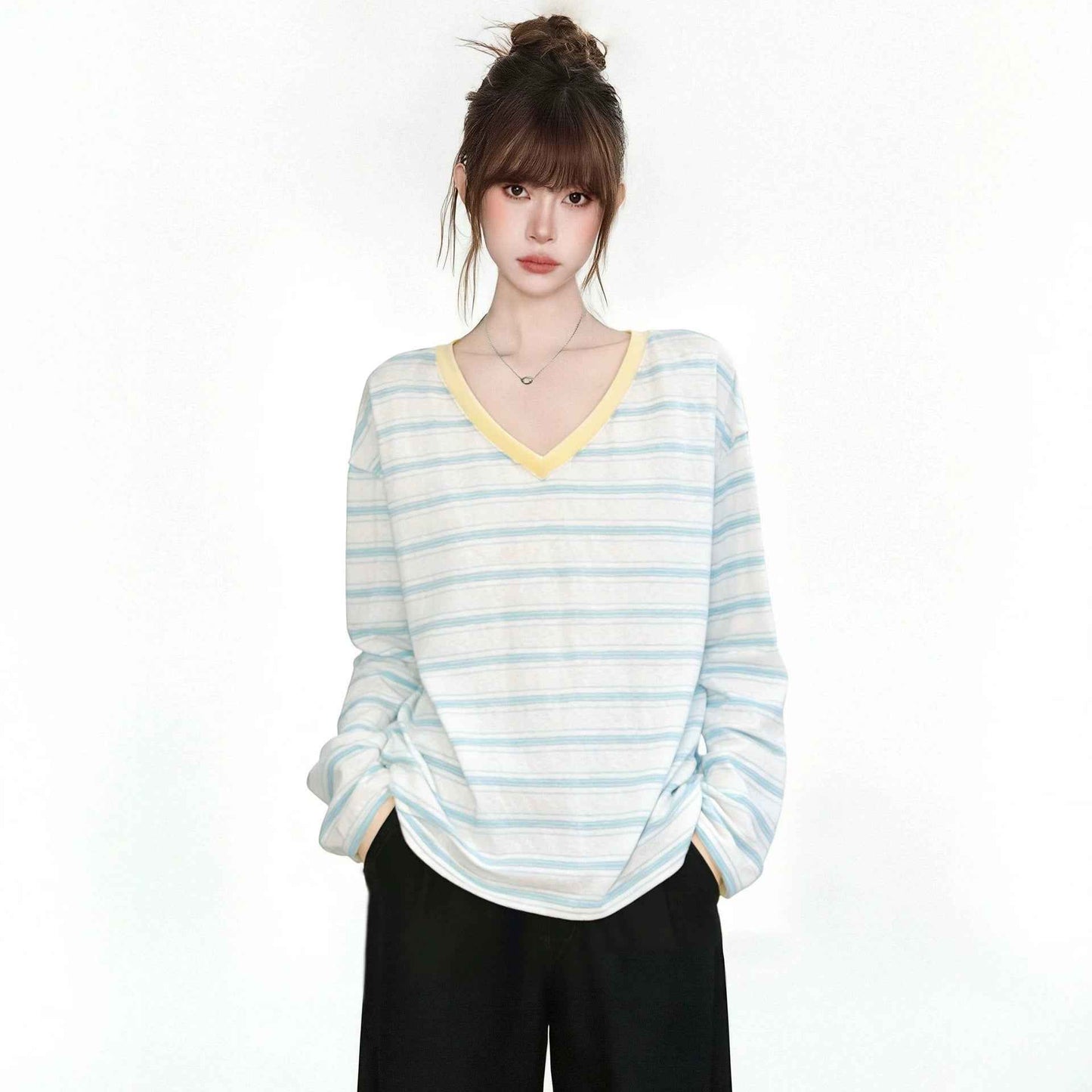 Loose Slim-Fitting Long Sleeve T-Shirt For Women | MuddyStock Originals