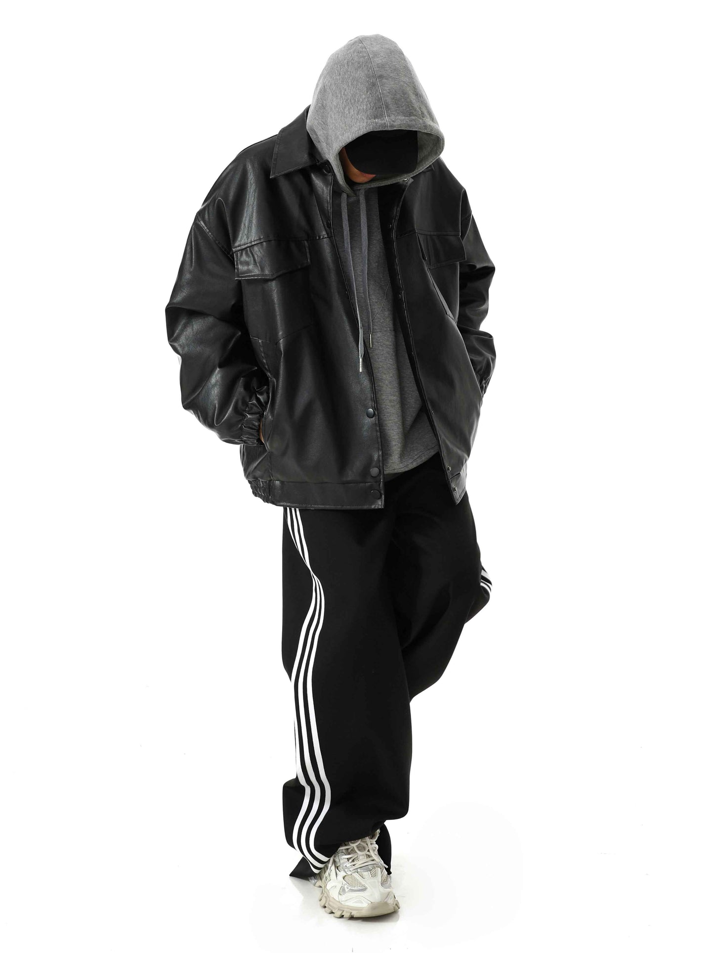 Men's Vintage PU Jacket MuddyStock