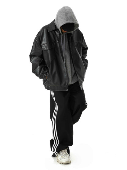 Men's Vintage PU Jacket MuddyStock