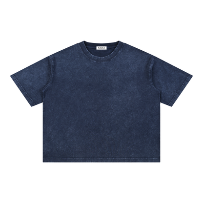 Mineral Wash Boxy Cotton T-Shirt For Men | MuddyStock Originals
