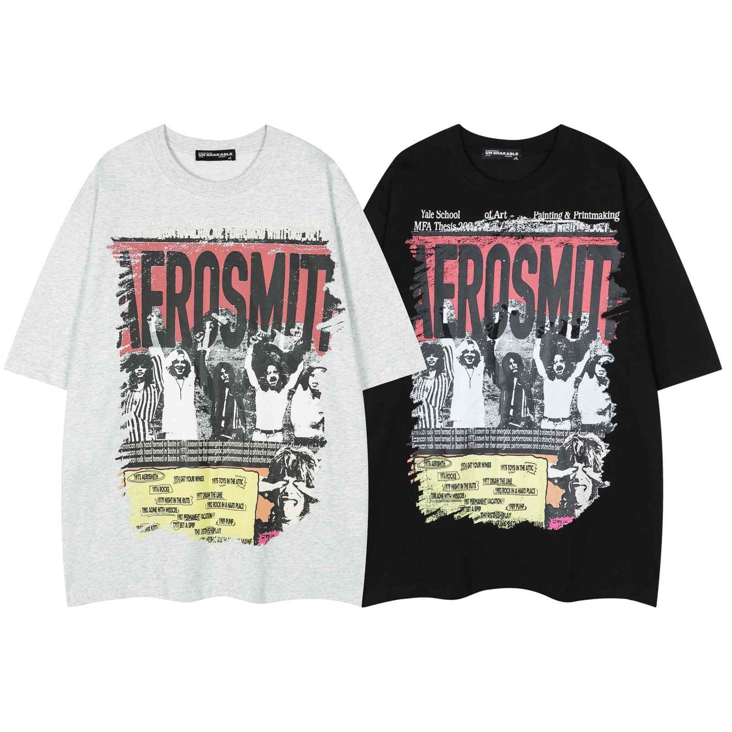 Retro Portrait Letter Print Short Sleeve T-Shirt For Men And Women | MuddyStock Originals MuddyStock