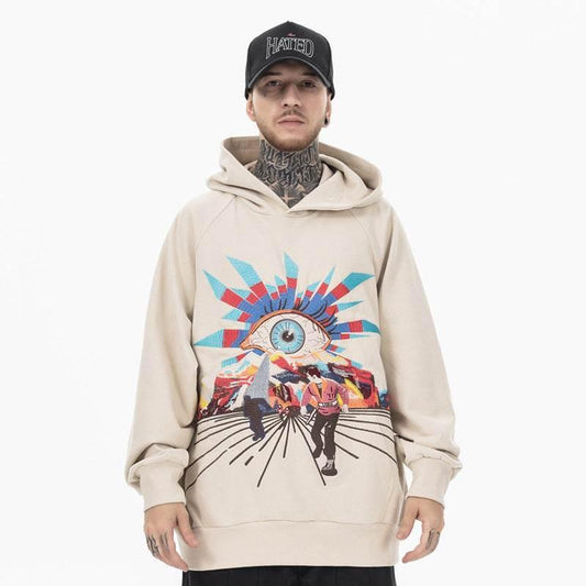 Men's Embroidered Hoodie Loose Fit | MuddyStock Originals
