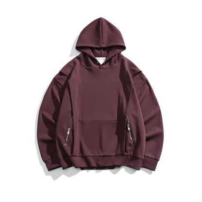 Fashion Personality Rivets Hooded Sweater For Men And Women MuddyStock