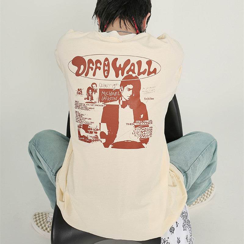 Loose Round Collar Printed Short Sleeve T-shirt For Men And Women MuddyStock