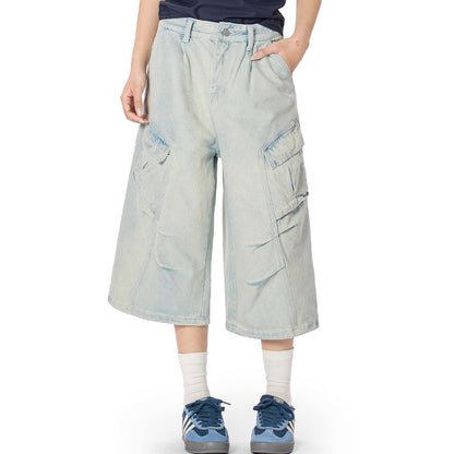 Workwear denim cropped pants for men | MuddyStock Originals