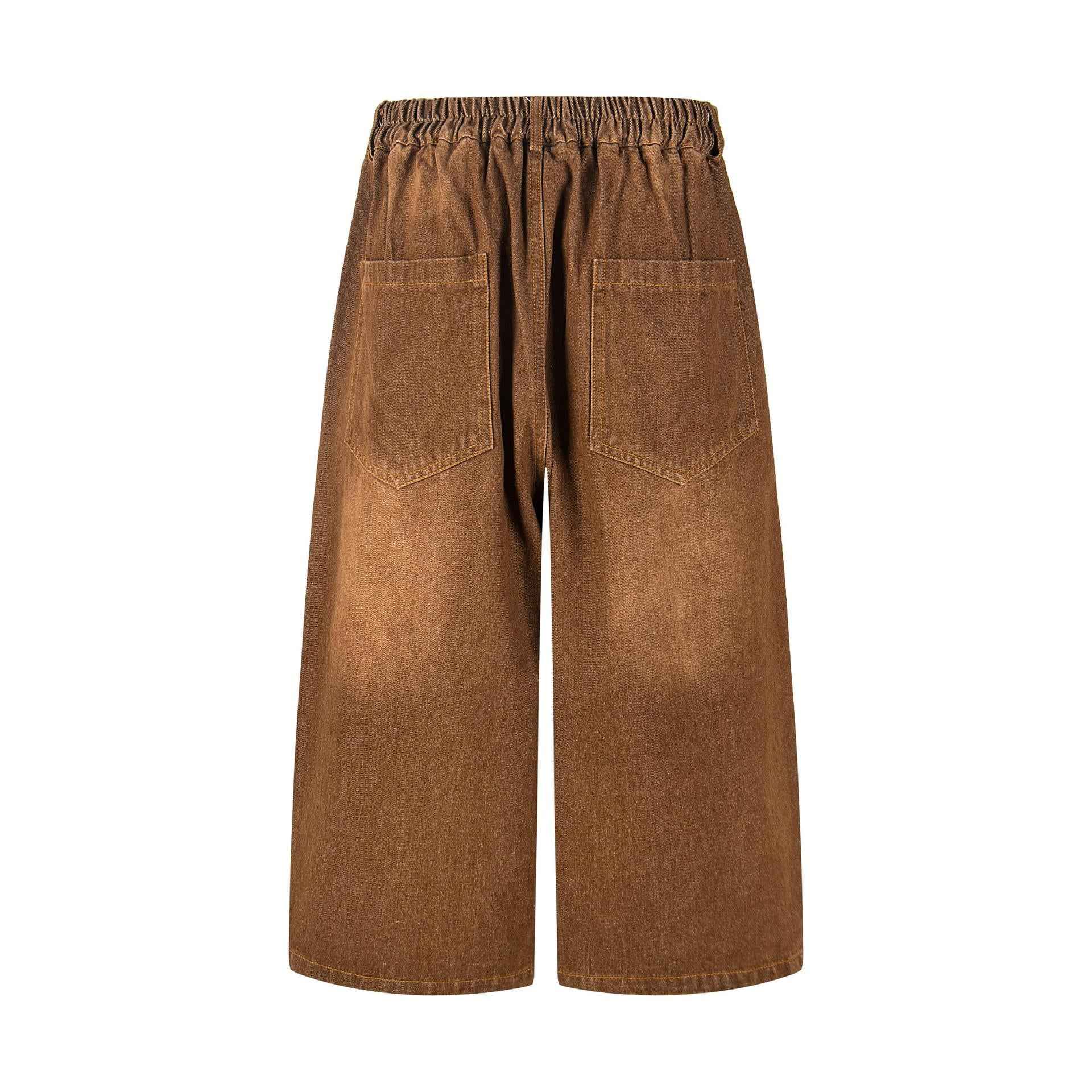 Kitten Patchwork Cropped Pants For Women | MuddyStock Originals