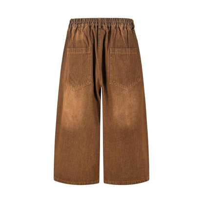 Kitten Patchwork Cropped Pants For Women | MuddyStock Originals