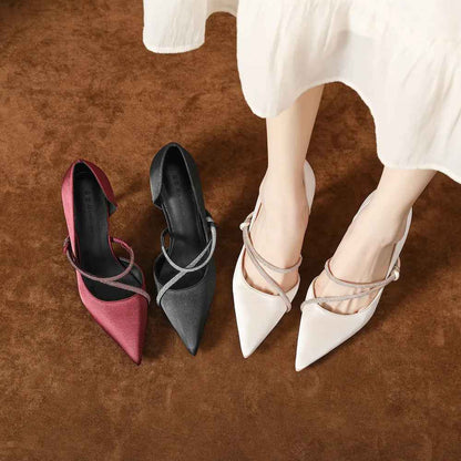 Pointed Toe High Heel Pumps