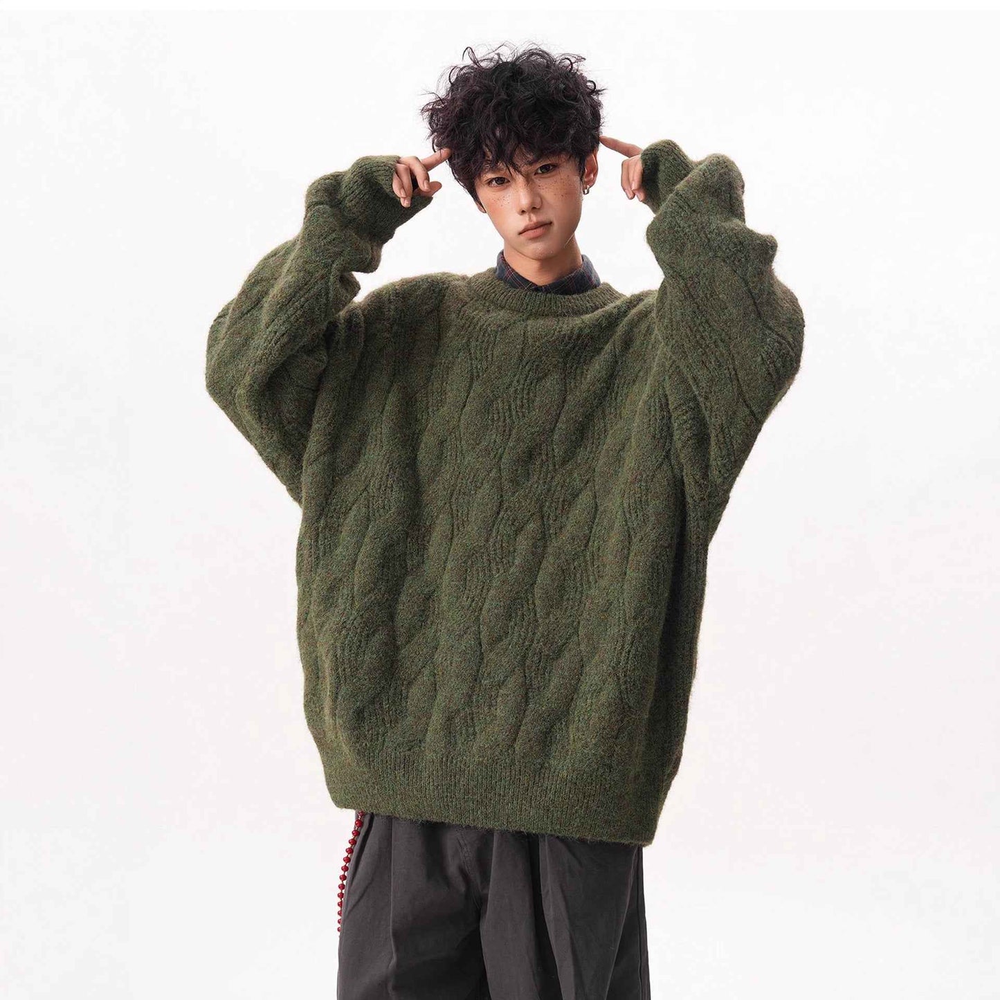 Vintage Round Neck Sweater for Men | MuddyStock Originals MuddyStock