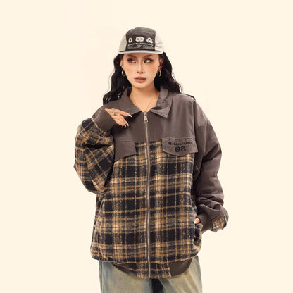 Checkered jacket for women | MuddyStock Originals