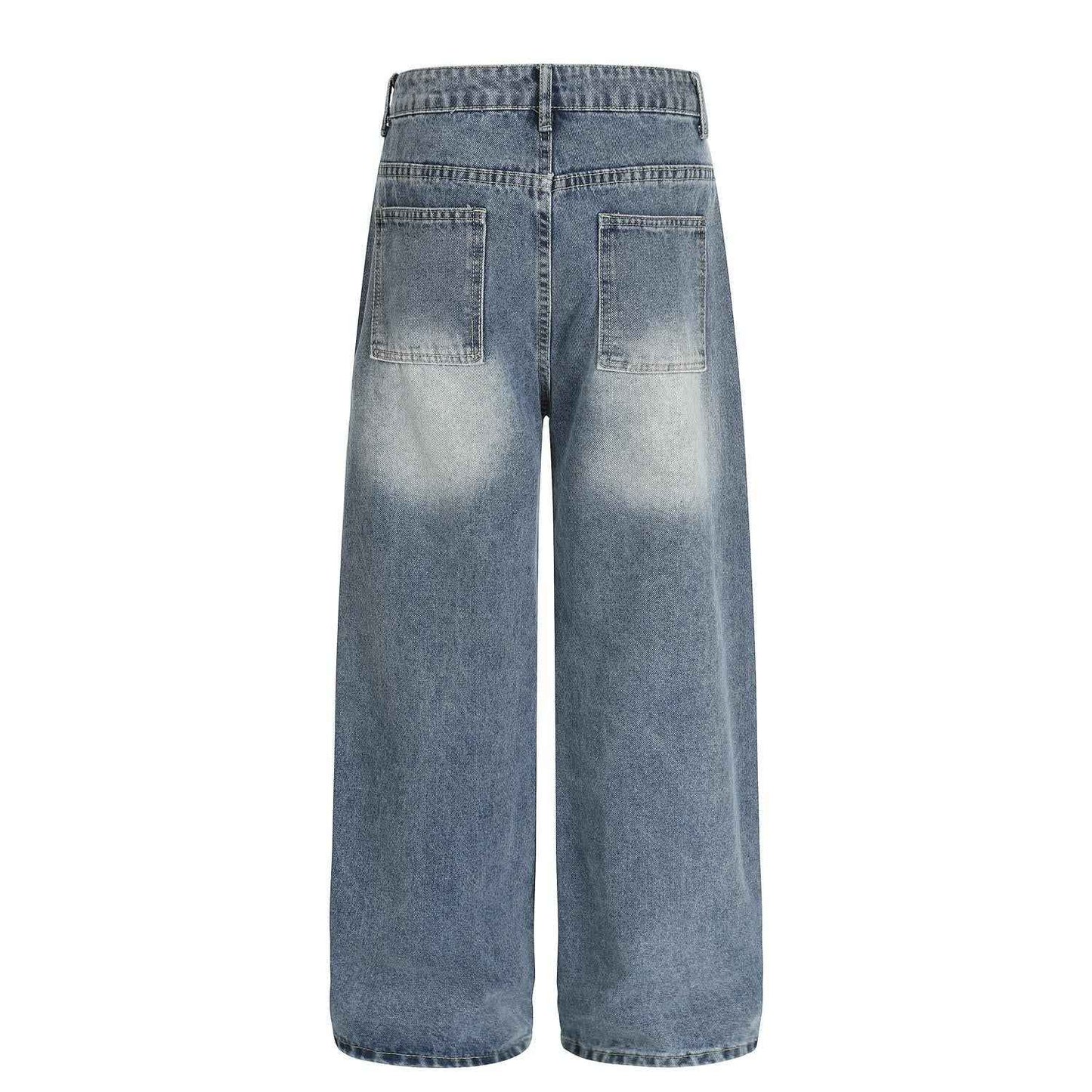 Fun retro graffiti puppy print jeans for women | MuddyStock Originals MuddyStock