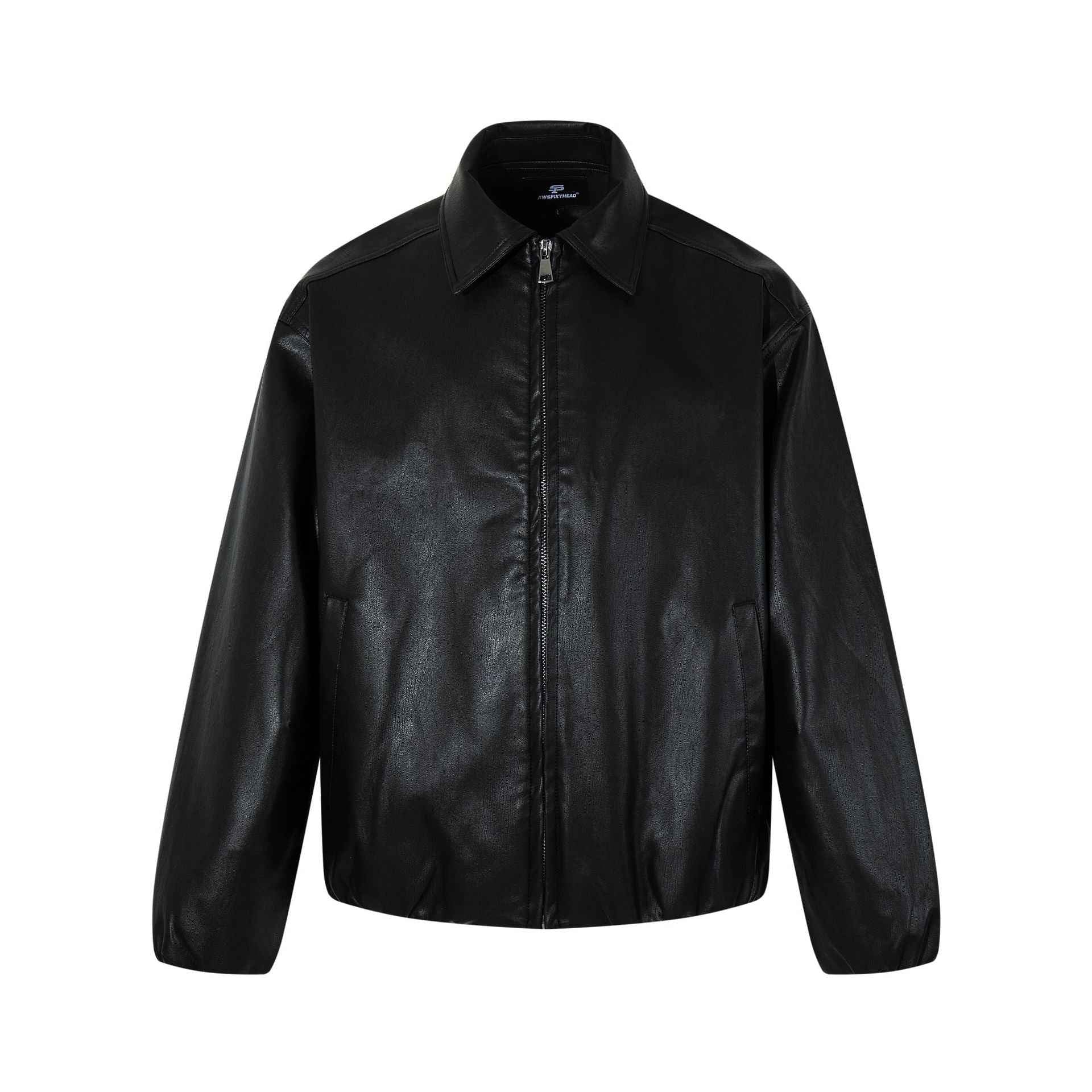 Leather Jacket For Men And Women | MuddyStock Originals Black MuddyStock