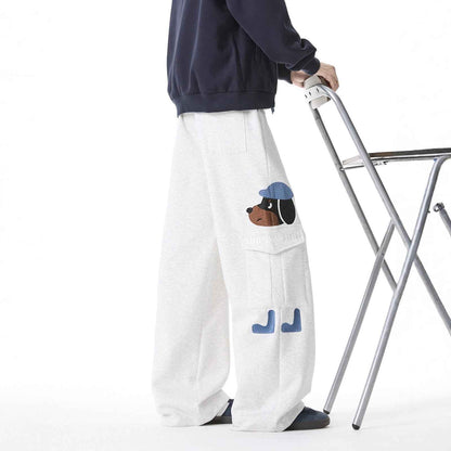 Dog Embroidery Sweatpants For Women | MuddyStock Originals MuddyStock