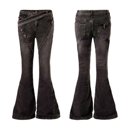 Heavy Industry Deconstructed Zipper Jeans For Women | MuddyStock Originals