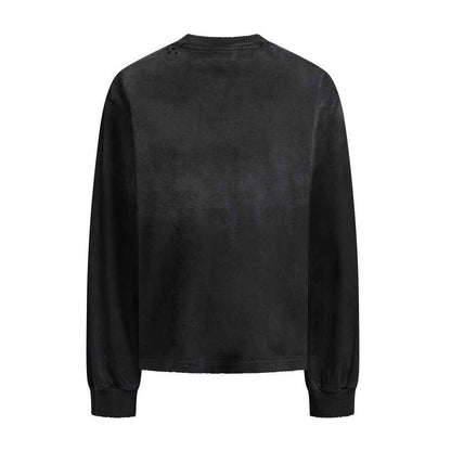 Abstract figure printed long sleeved t-shirt for men | MuddyStock Originals
