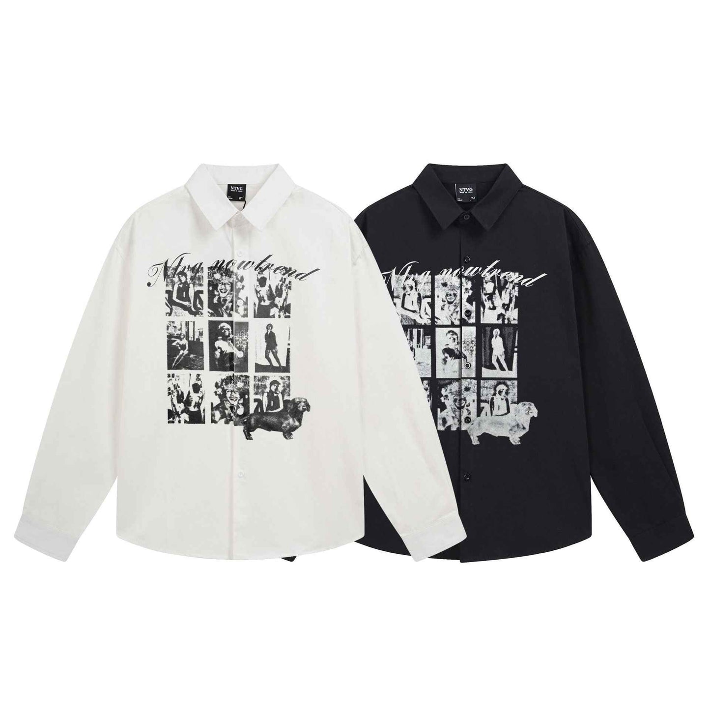 Abstract printed loose fitting men's and women's shirt | MuddyStock Originals MuddyStock