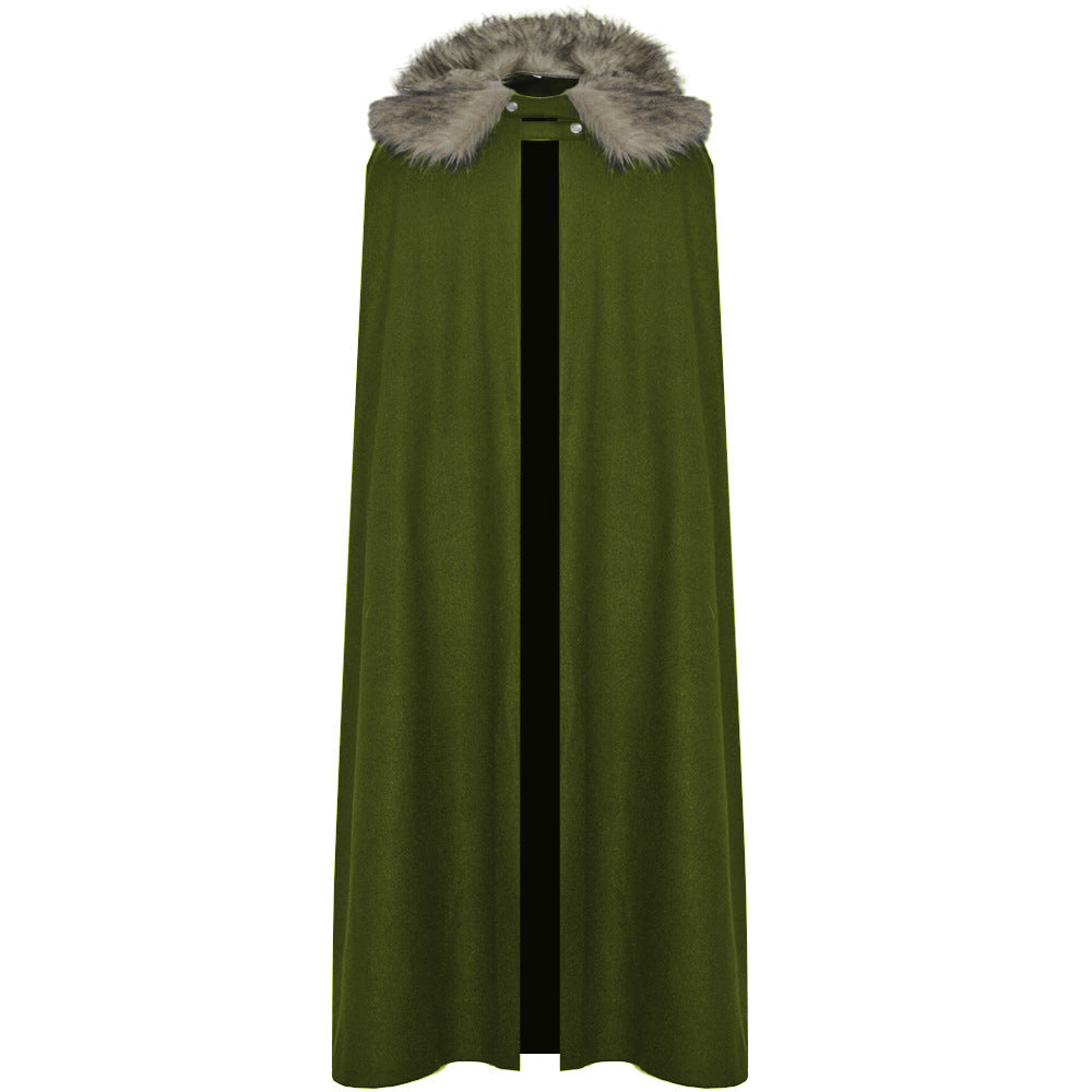 Game of Thrones Jon Snow Cloak For Halloween Army Green