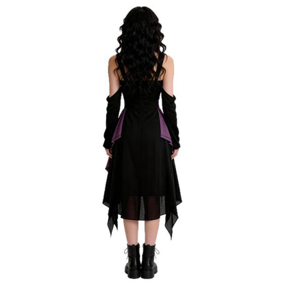 Gothic Women's Vampire Witch Dress For Halloween