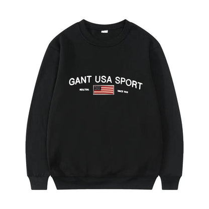 Crew Neck Sweatshirt For Men And Women | MuddyStock Originals Black MuddyStock