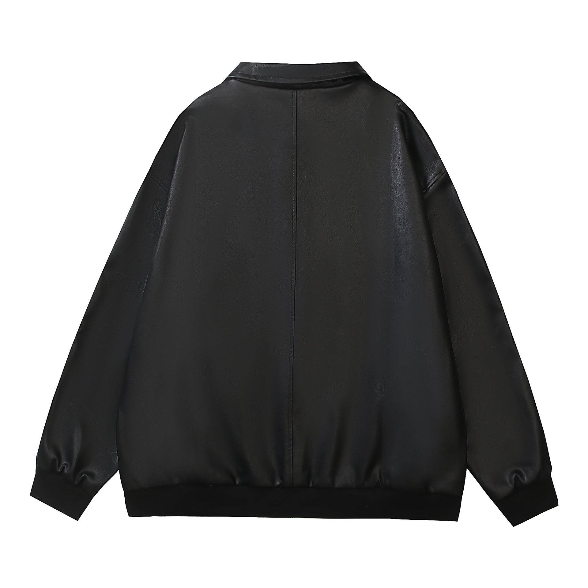 Black and White Cartoon Embroidery Jacket For Men And Women | MuddyStock Originals MuddyStock