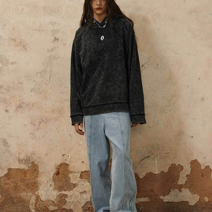 Embroidery Burr Patchwork Sweater For Women MuddyStock