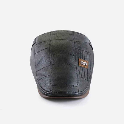 PU Leather Peaked Cap Fleece-lined MuddyStock