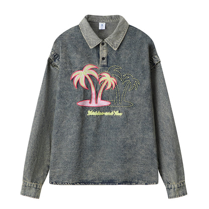 American Style Long Sleeved Top For Women MuddyStock null