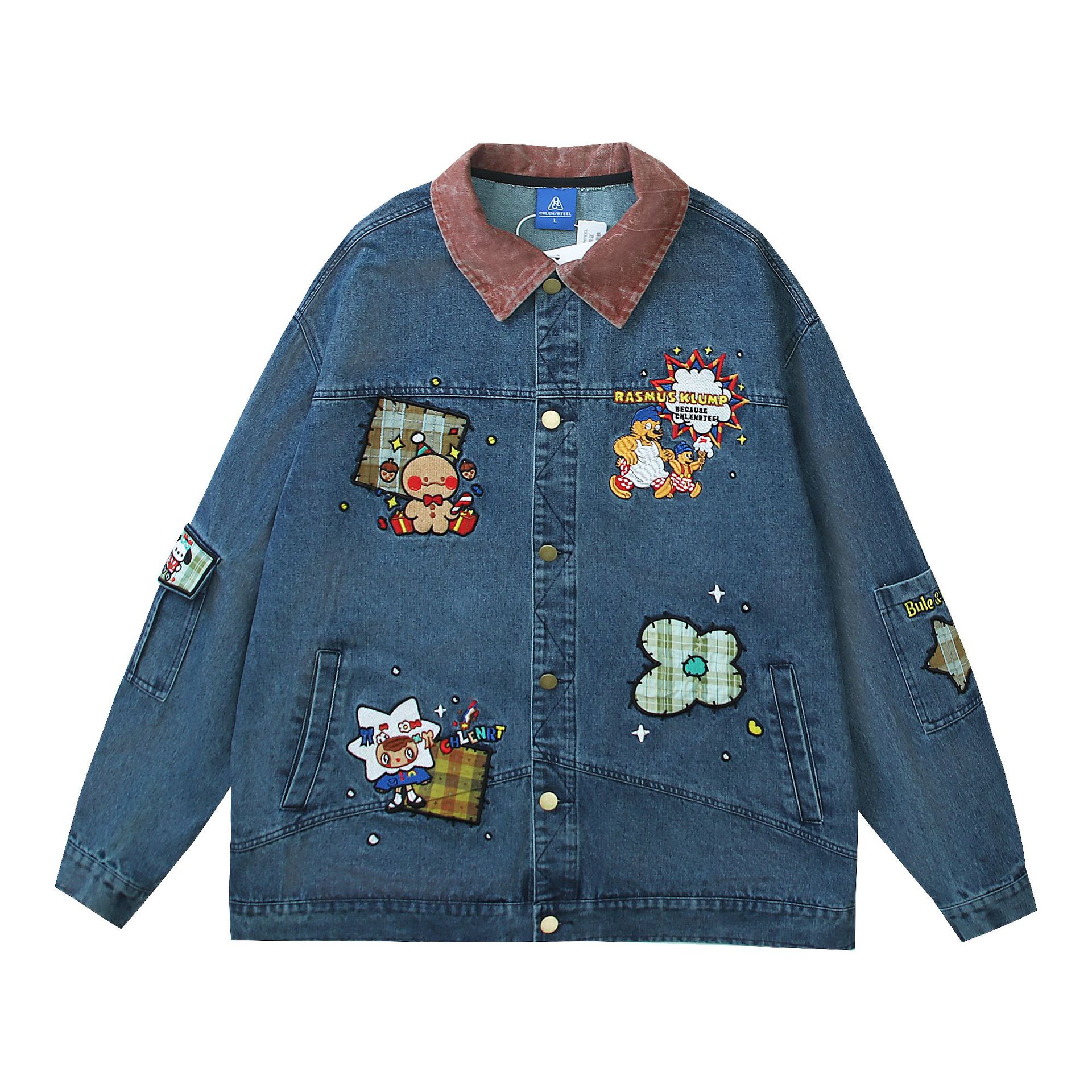 Antique Embroidered Jacket For Women Blue MuddyStock null