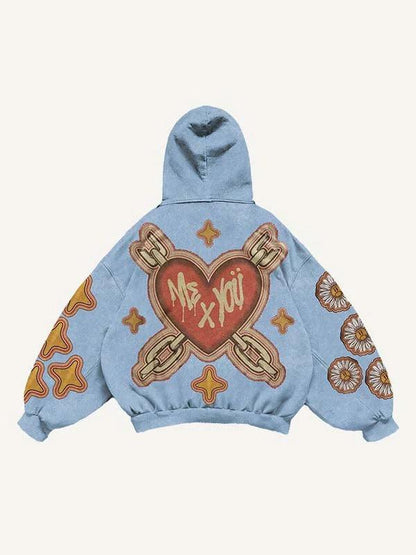 Printed Hoodie For Men And Women