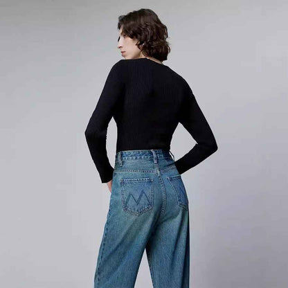 American Retro Jeans For Women MuddyStock