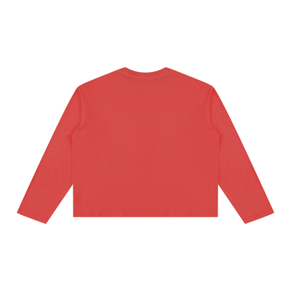 Vintage Wash Long Sleeve Boxy T-Shirt For Men | MuddyStock Originals