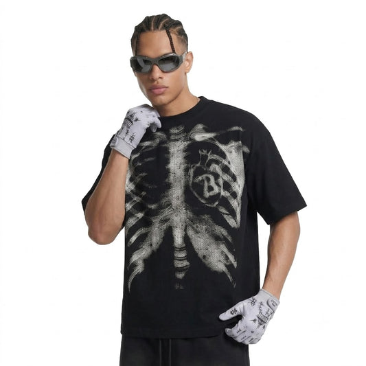 Retro Street Loose-fit T-shirt For Men
