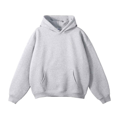 Loose Fleece Trendy Drop Shoulder Hoodie For Men And Women MuddyStock