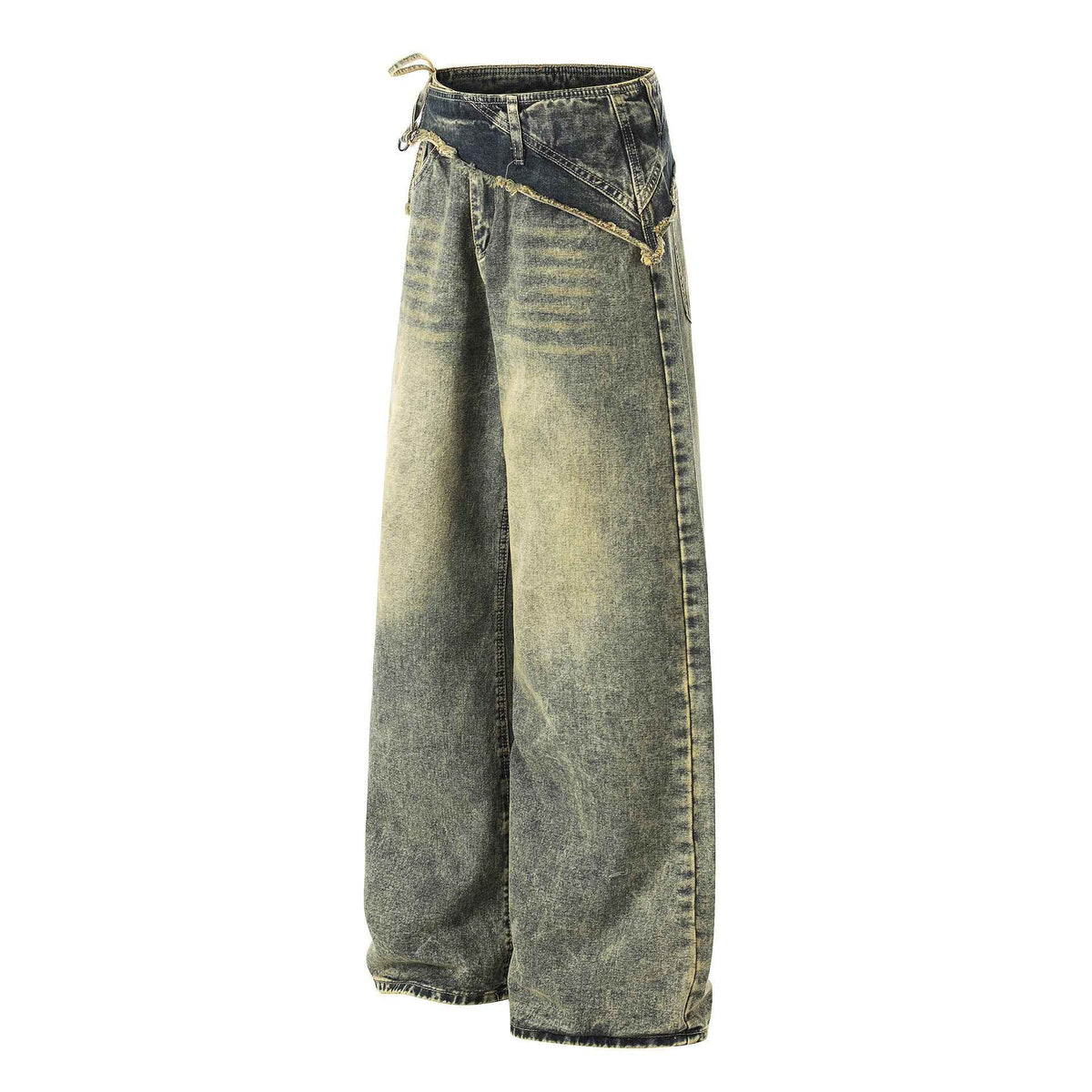 Retro washed distressed jeans for women | MuddyStock Originals